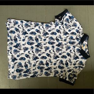 Hollister stretchy polo shirt